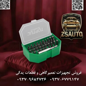 ست بیت پیچگوشتی ۳۱ عددی تاپ تول (TOPTUL) مدل GAAW3101 عنوان اصلی: نیروگاه جیبی حرفهایها: ۳۱ راه حل برای هر پیچی در دستان شما! در دنیای امروز، سرعت و کارایی حرف اول را میزند. دیگر نیازی نیست برای هر پیچ، یک پیچگوشتی جداگانه حمل کنید یا یک جعبه ابزار سنگین را جابجا نمایید. فروشگاه ZSAuto با افتخار ست بیت ۳۱ عددی تاپ تول مدل GAAW3101 را معرفی میکند؛ یک مجموعه کامپکت، هوشمند و به شدت مقاوم که برای حل ۹۹٪ از نیازهای شما به باز و بسته کردن پیچها طراحی شده است. این ست، همراه همیشگی متخصصان، تعمیرکاران و علاقهمندان به ابزار خواهد بود. 🔧 چرا ست GAAW3101 تاپ تول، انتخاب هوشمندانه شماست؟ ✅ ۱. ساخته شده از فولاد S2: نهایت سختی و دوام: برخلاف بیتهای معمولی که از آلیاژ کروم-وانادیوم (Cr-V) ساخته میشوند، تمام بیتهای این مجموعه از فولاد آلیاژی S2 (Shock-Resistant Steel) تولید شدهاند. این متریال برتر، سختی و مقاومت فوقالعادهای در برابر ضربه، سایش و گشتاورهای بالا دارد. نتیجه؟ عمر مفید بسیار طولانیتر و جلوگیری از آسیب دیدن (رد کردن) سر پیچها. ✅ ۲. پوشش جامع، آمادگی کامل: این ست ۳۱ پارچه، مجموعهای کامل از پرکاربردترین بیتها شامل دوسو، چهارسو (PH)، چهارسو خاردار (PZ)، آلنی (Hex) و ستارهای (Torx) را در خود جای داده است. از تعمیرات لوازم الکترونیکی و مونتاژ مبلمان گرفته تا کارهای دقیق در خودرو، این مجموعه شما را برای هر چالشی آماده میکند. ✅ ۳. جعبهی جیبی، سازماندهی بینقص: تمام قطعات در یک جعبه پلاستیکی بسیار مقاوم و کوچک (به ابعاد ۱۰x۶ سانتیمتر) قرار گرفتهاند. این طراحی به شما اجازه میدهد ست را به راحتی در جیب، داشبورد خودرو، کیف ابزار یا کشوی میز خود قرار دهید. هر بیت جایگاه مشخصی دارد و از گم شدن قطعات جلوگیری میشود. ✅ ۴. بیتگیر مغناطیسی Quick-Release: سرعت و امنیت در تعویض: مجموعه شامل یک بیتگیر (بیت هولدر) با مکانیزم Quick-Release (آزادسازی سریع) و آهنربای قوی است. این هولدر نه تنها تعویض بیتها را در چند ثانیه ممکن میسازد، بلکه بیت را به شکلی کاملاً ایمن نگه میدارد و از افتادن آن در حین کار، به خصوص در فضاهای تنگ، جلوگیری میکند. 📊 جدول مشخصات فنی ست بیت تاپ تول GAAW3101: مشخصه توضیحات برند / مدل TOPTUL / GAAW3101 نوع ابزار ست بیت پیچگوشتی حرفهای (Screwdriver Bit Set) آلیاژ بیتها فولاد آلیاژی S2 (S2 Alloy Steel) درایو استاندارد ۱/۴ اینچ هگز (Hex) تعداد کل قطعات ۳۱ پارچه محتویات ست دوسو: 3, 4, 5, 6, 7 mmچهارسو: PH1, PH2 (x2), PH3چهارسو خاردار: PZ1, PZ2 (x2), PZ3آلنی: 2, 2.5, 3, 4, 5, 6, 8 mmستارهای: T10, T15, T20, T25, T27, T30, T40نگهدارنده بیت: بیتگیر مغناطیسی Quick-Releaseتبدیل: تبدیل بکس ۱/۴ اینچ ابعاد جعبه عرض ۱۰۵ x عمق ۶۴ x ارتفاع ۴۳ میلیمتر کشور سازنده تایوان (Made in Taiwan) این ست یک ابزار ضروری برای چه کسانی است؟ تکنسینهای الکترونیک و تعمیرات لوازم خانگی. مکانیکهای خودرو (برای کارهای داخلی، داشبورد و قطعات الکترونیکی). دوچرخهسواران و موتورسواران (به عنوان یک کیت تعمیرات همراه). علاقهمندان به DIY و مونتاژکنندگان مبلمان. هر فردی که از پیچگوشتیهای شارژی یا دریل استفاده میکند و به مجموعهای کامل از بیتهای باکیفیت نیاز دارد. کیفیت را فدای اندازه نکنید. با ست بیت ۳۱ عددی تاپ تول GAAW3101 از فروشگاه ZSAuto، یک جعبه ابزار حرفهای و بادوام را همیشه همراه خود داشته باشید. 🔗 وبسایت: www.ZSAuto.ir 📞 تلفن: 09379684736 | 09376779147 🆔 تلگرام: @zsautoadmin 📸 اینستاگرام: https://instagram.com/ZSAuto.ir 📍 آدرس: تهران، خیابان آزادی، بعد از مترو شادمان، پلاک 399، ساختمان شادمان، طبقه آخر.