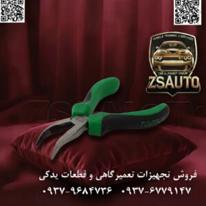 انبر دم کج فشار قوی تاپ تول (TOPTUL) مدل DFBA2206 سایز ۶ اینچ انبر دم کج فشار قوی مدل DFBA2206 از برند ممتاز تاپ تول (TOPTUL)، ابزاری استراتژیک برای دسترسی، گرفتن و کار بر روی قطعات در فضاهای بسیار محدود و صعبالعبور است. نوک خمیده با زاویه ۴۵ درجه این امکان را به مکانیکها و تکنسینهای حرفهای میدهد تا موانع را دور زده و به نقاطی دسترسی پیدا کنند که با انبرهای دم باریک مستقیم غیرممکن است. این ابزار برای انجام کارهای دقیق در اطراف قطعات موتور، داخل داشبورد و سیستمهای سیمکشی پیچیده خودرو طراحی شده است. ⚙️ ویژگیهای فنی و عملکردی: نوک خمیده ۴۵ درجه برای دسترسی بهینه: طراحی نوک انبر با زاویه دقیق ۴۵ درجه، نقطه قوت اصلی این ابزار است. این ویژگی، قابلیت مانور بینظیری را برای گرفتن مهرهها، خارها، سیمها و قطعات کوچک در پشت یا زیر سایر اجزا فراهم میکند. ساخته شده از فولاد کروم-مولیبدنیوم (Cr-Mo): بدنه انبر از فولاد آلیاژی فوقالعاده مقاوم کروم-مولیبدنیوم ساخته شده است. این آلیاژ، استحکام کششی و مقاومت بسیار بالایی در برابر پیچش و فشار تضمین کرده و طول عمر ابزار را در شرایط سخت کارگاهی به حداکثر میرساند. فکهای دندانهدار برای گیرایی مطمئن: سطح داخلی فکها دارای شیارهای (دندانههای) دقیق و ماشینکاری شده است که گیرایی بسیار قوی و بدون لغزش را بر روی سطوح مختلف، از جمله سر سیمها و مهرههای کوچک، فراهم میکند. دارای لبه برش جانبی (Side Cutter): این انبر مجهز به یک لبه برنده تیز در نزدیکی محور مفصل است که قابلیت برش سیمهای نرم مسی و آلومینیومی را به عنوان یک ویژگی ثانویه و کاربردی فراهم میکند. دستههای ارگونومیک کامپوزیت (TPE+TPR): دستهها از ترکیب دو ماده TPE و TPR ساخته شدهاند که ضمن ایجاد حس راحتی در دست، خاصیت ضد لغزش فوقالعادهای دارند و کنترل کامل بر ابزار را حتی با دستهای روغنی ممکن میسازند. پوشش نهایی ساتن کروم: سطح فلزی ابزار دارای پوشش ساتن کروم است که علاوه بر زیبایی، مقاومت عالی در برابر زنگزدگی، خوردگی و اثرات مواد شیمیایی رایج در محیط تعمیرگاه را فراهم میکند. 📊 جدول مشخصات فنی: مشخصه توضیحات فنی برند تاپ تول (TOPTUL) کد مدل DFBA2206 نوع ابزار انبر دم کج فشار قوی (Heavy Duty Bent Nose Plier) طول کامل ۶ اینچ (تقریباً ۱۷۰ میلیمتر) جنس بدنه فولاد آلیاژی کروم-مولیبدنیوم (Chrome-Molybdenum Steel) جنس دسته کامپوزیت دو جزئی TPE+TPR زاویه نوک ۴۵ درجه ویژگی فک دارای دندانههای دقیق و لبه برش جانبی استاندارد مطابق با استاندارد DIN ISO 5745 پوشش ساتن کروم (Satin Chrome Finished) کشور سازنده تایوان 💡 کاربردهای تخصصی: موتور و قوای محرکه: گرفتن و قرار دادن پینها، خارها و شلنگهای خلاء در فضاهای تنگ بین منیفولد و بلوک سیلندر. سیستم برق و الکترونیک: مسیریابی و شکلدهی سیمها در پشت داشبورد، جعبه فیوز و اطراف ECU. سیستم تهویه مطبوع: کار بر روی بستها و اتصالات لولهها در نقاط با دسترسی محدود. جلوبندی و ترمز: گرفتن پینهای اشپیل و خارهای نگهدارنده در سیستم ترمز و تعلیق. 🔗 وبسایت: www.ZSAuto.ir 📞 تلفن: 09379684736 | 09376779147 🆔 تلگرام: @zsautoadmin 📸 اینستاگرام: https://instagram.com/ZSAuto.ir 📍 آدرس: تهران، خیابان آزادی، بعد از مترو شادمان، پلاک 399، ساختمان شادمان، طبقه آخر.